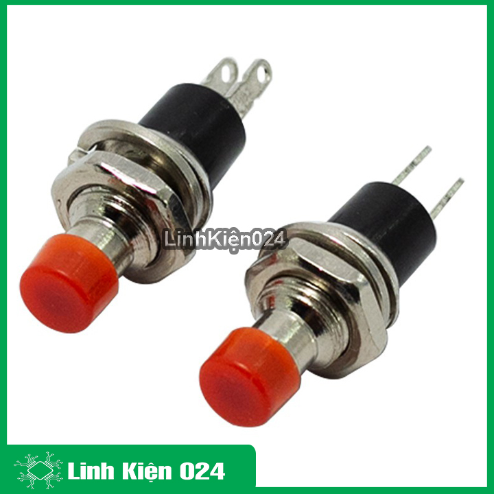 Bộ 5 nút nhấn reset, nút đề sắt nhỏ 6mm 2 chân cao cấp