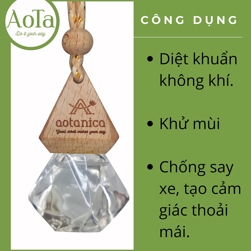 Tinh dầu bưởi treo xe Aotanica