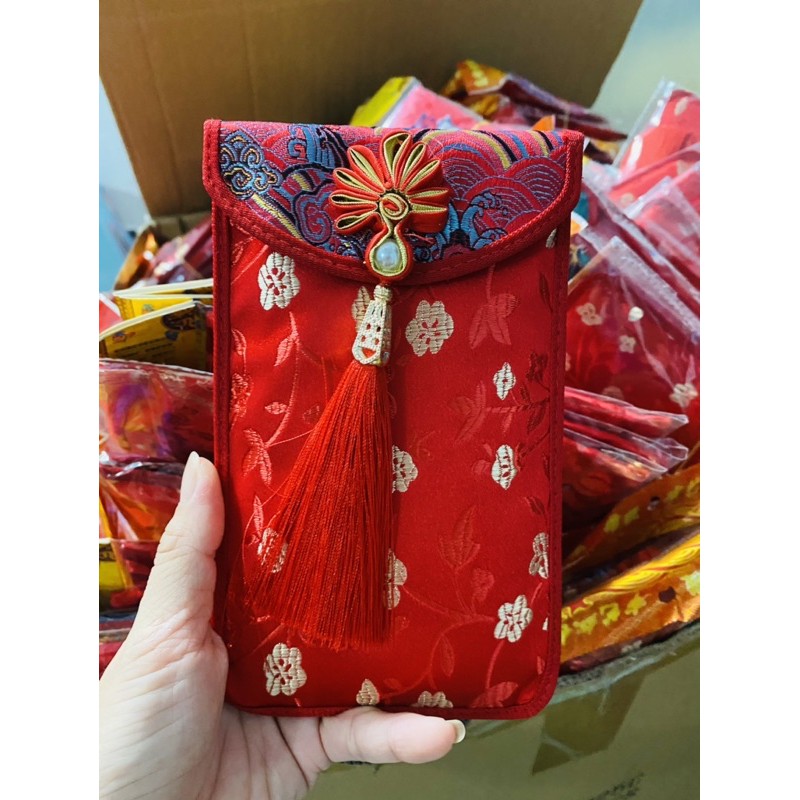 Bao lì xì vải thổ cẩm hàng cao cấp