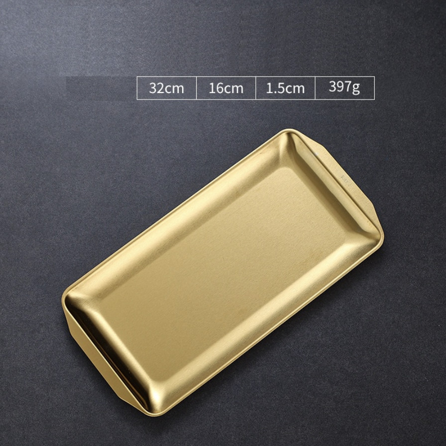 Dĩa, Khay Chữ Nhật INOX Hàn Quốc