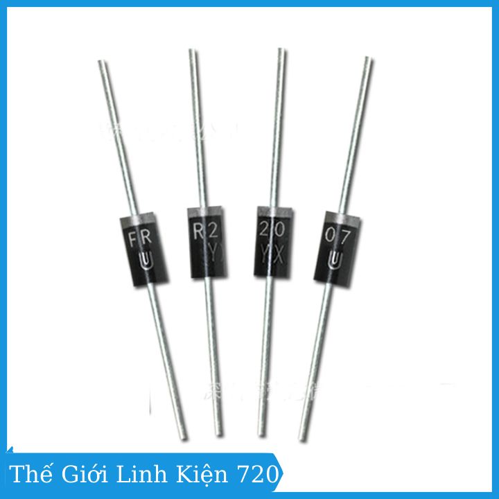 Combo 10 Diode xung FR207 2A 1000V chân cắm(DIP)