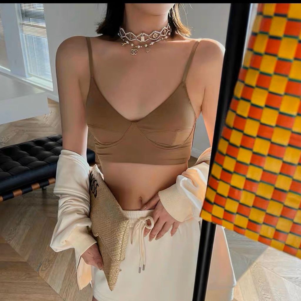 Áo bra cổ tim cotton lụa hàng cao cấp b2️️