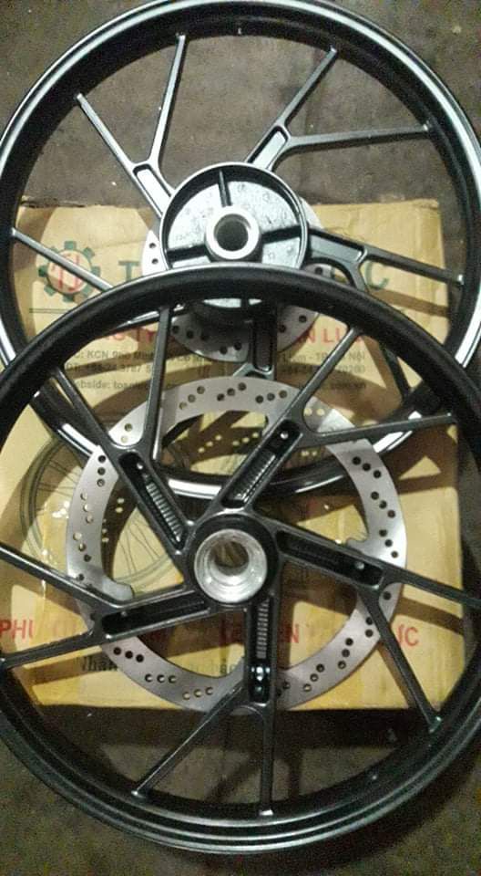 cặp mâm raider 2 đĩa .loại tốt.có luôn 2 đĩa