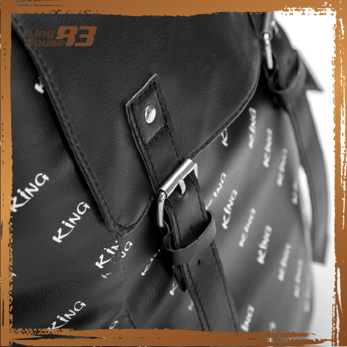 Balo Da Backpack Unisex Chống Nước Balo Backpack King 3-Màu Đen