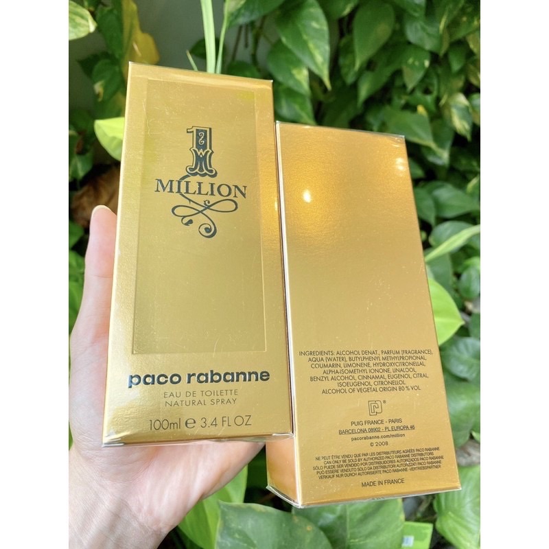 [HCM] Nước hoa Paco Rabanne 1 Million EDT 100ml [chính hãng]