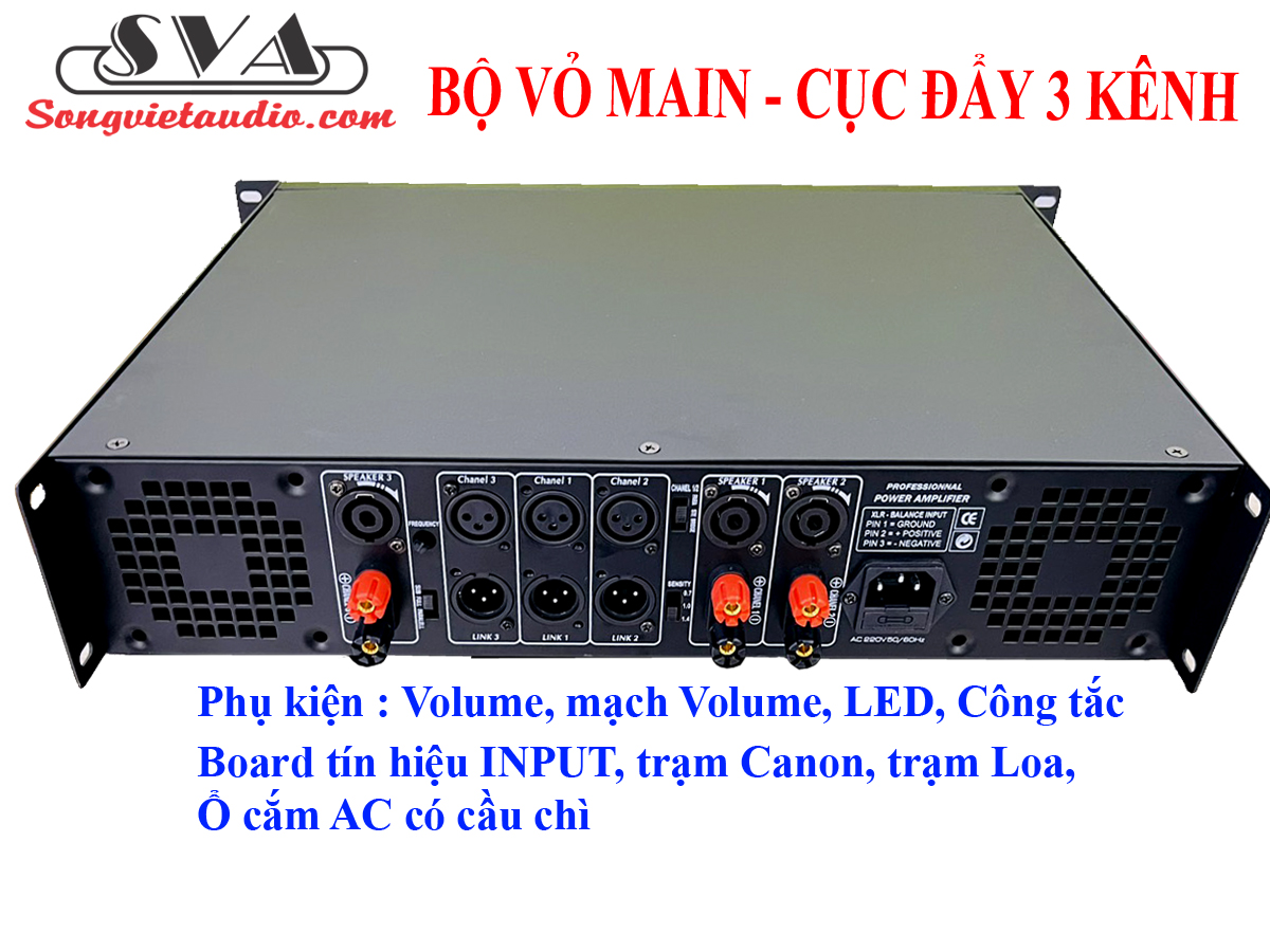 VỎ MAIN - VỎ CỤC ĐẨY 3 KÊNH CS4900