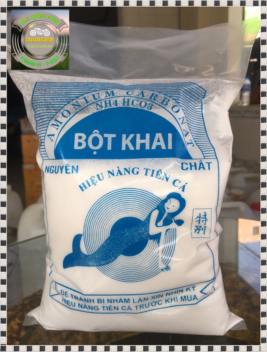 Bột khai tẩy gỗ Nàng Tiên Cá bich 1kg ( không làm bánh)