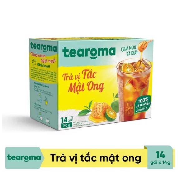 Trà Tearoma Hòa Tan Hộp 196g (14 gói)