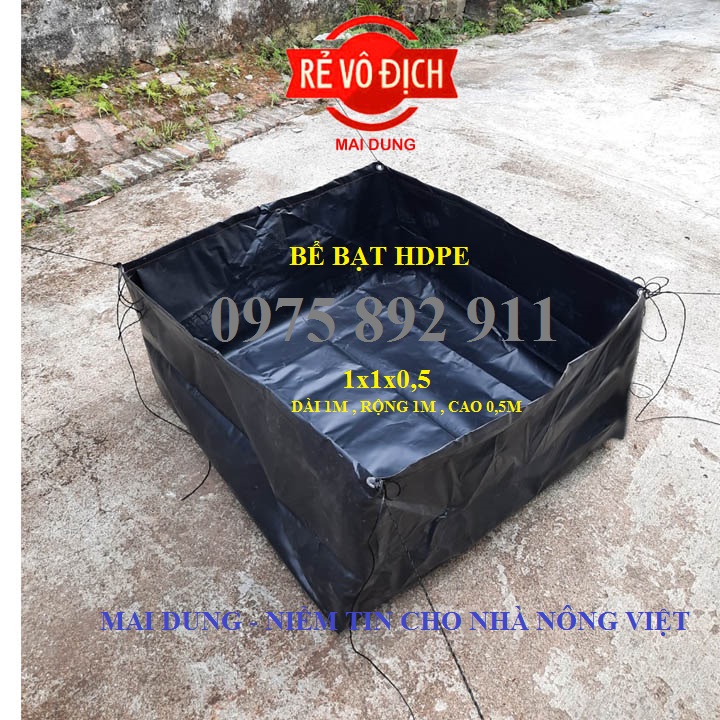 Bể bạt nuôi ốc , ếch , cá , lươn - loại HDPE