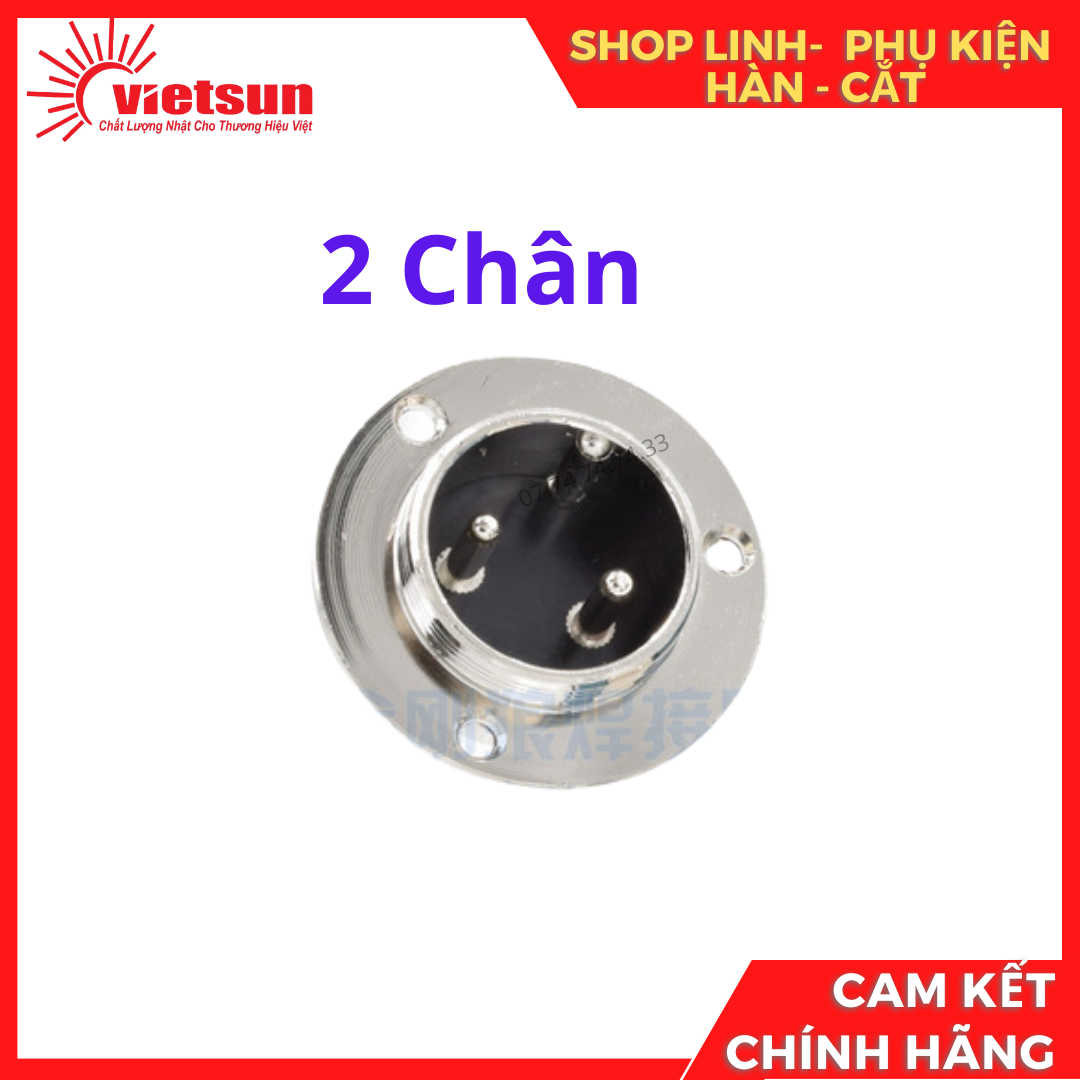 Giắc điều khiển máy hàn Mig ( Loại Đực gắn trong máy)