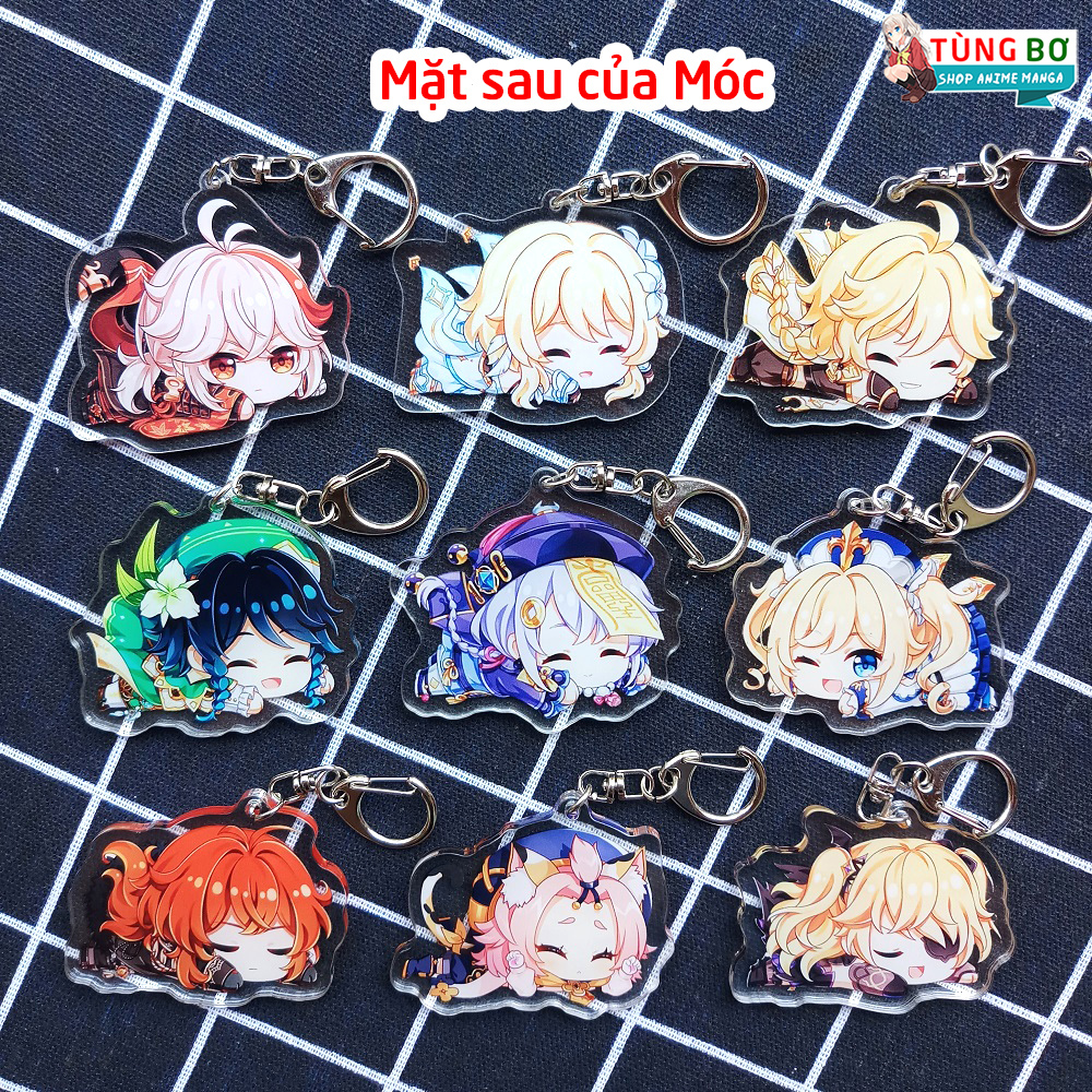 Móc Khóa Genshin Impact (In 2 mặt khác nhau)