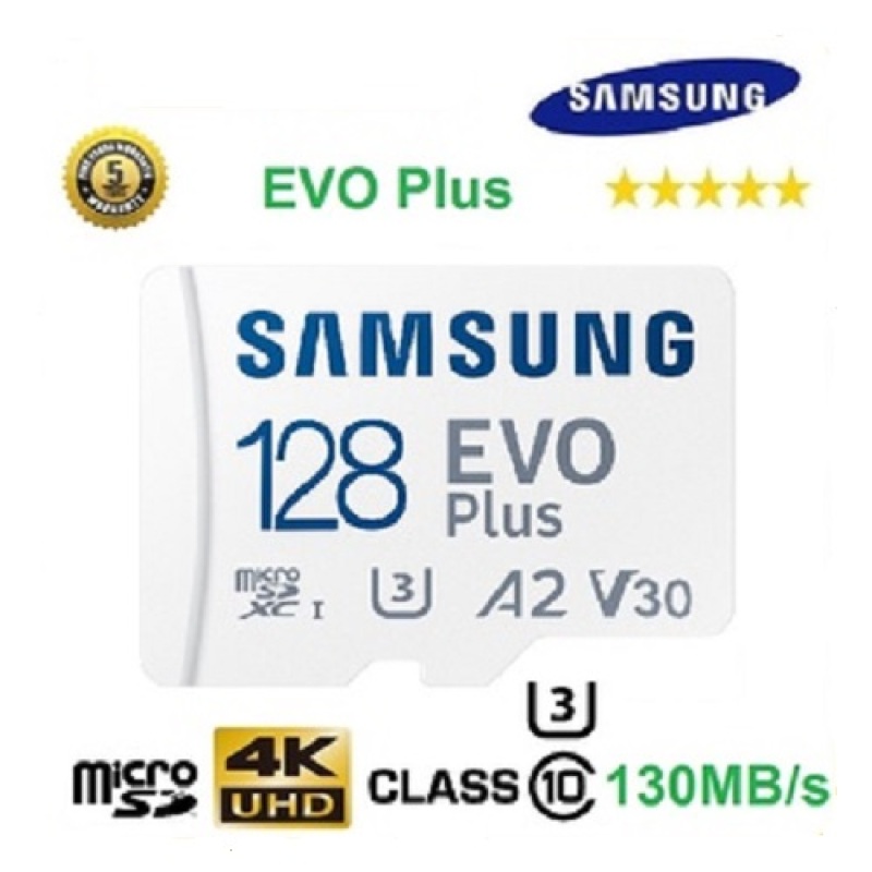 Thẻ nhớ MicroSDXC Samsung EVO Plus 4K 128GB 130MB/s (New 2022)