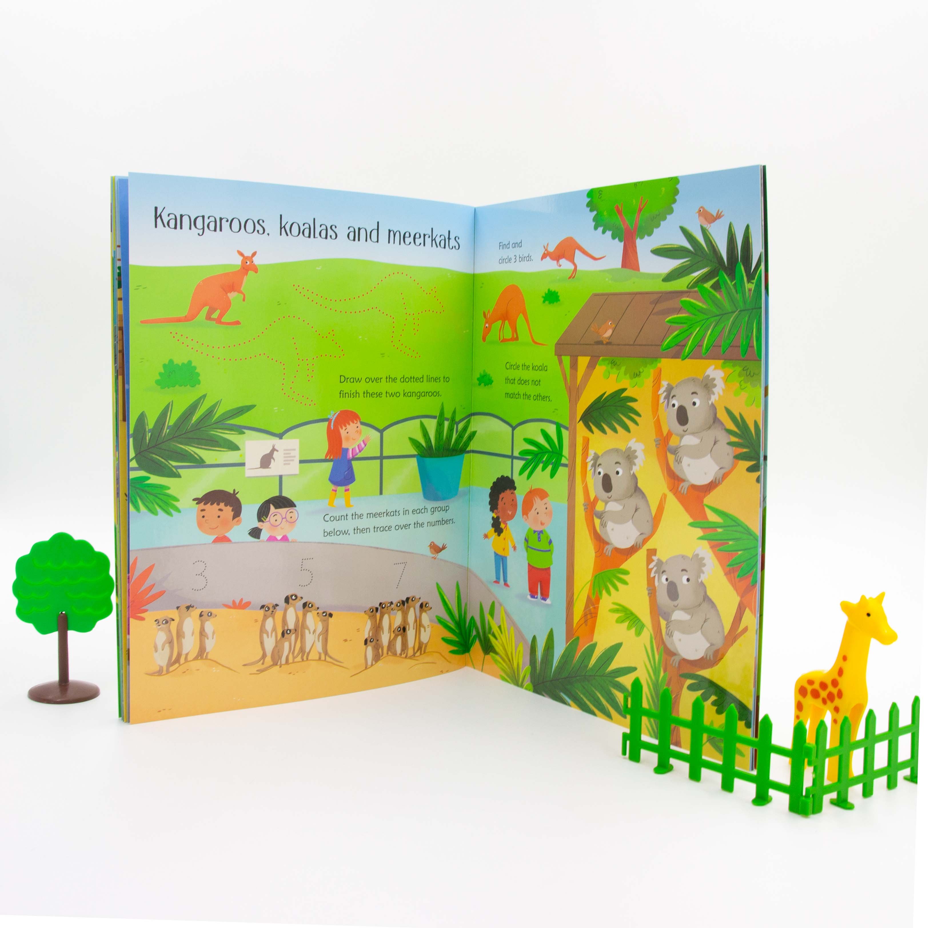 BOOKMEDI - Wipe-Clean Zoo Activities