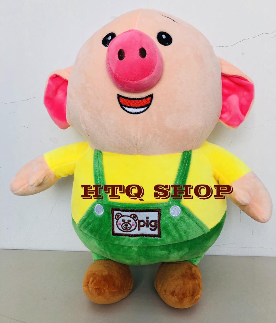Gấu bông heo mặc yếm - 35cm