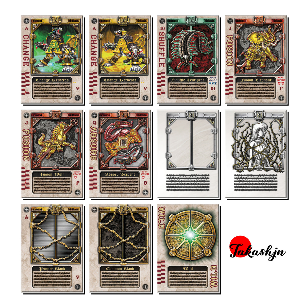 [Độc Quyền Phản Quang 7 Màu] Thẻ Bài Kamen Rider Blade Rouse Card