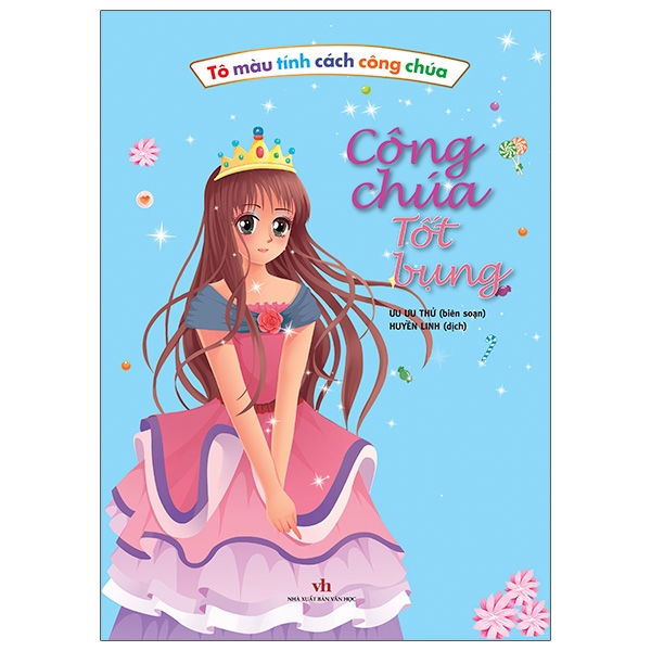 Fahasa - tô màu tính cách công chúa - công chúa tốt bụng