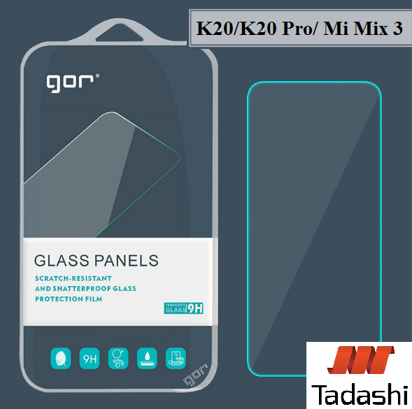 Kính Cường Lực Gor Redmi K20/ K20 Pro/ Xiaomi Mi 9T/ Mi 9T Pro/ Mi MIX 3/ Vsmart Active3 Trong Suốt 9H/ Vát 2.5D Chính Hãng Gor - ( Tặng kèm keo mép ).