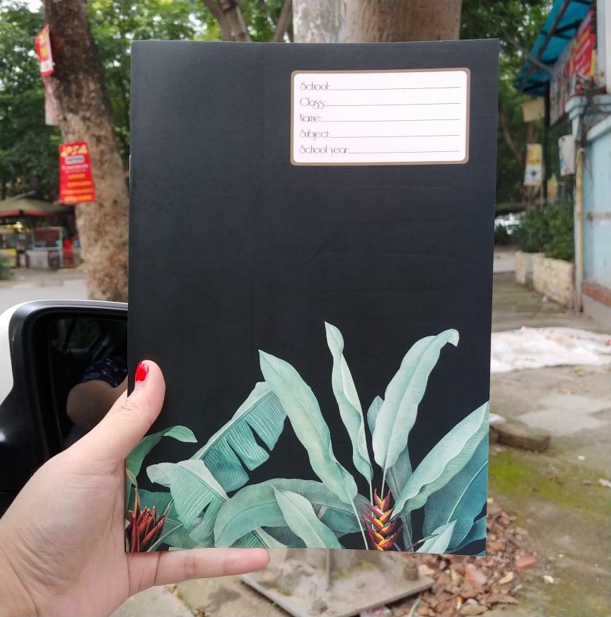 6 vở lá chuối khổ 17x24cm