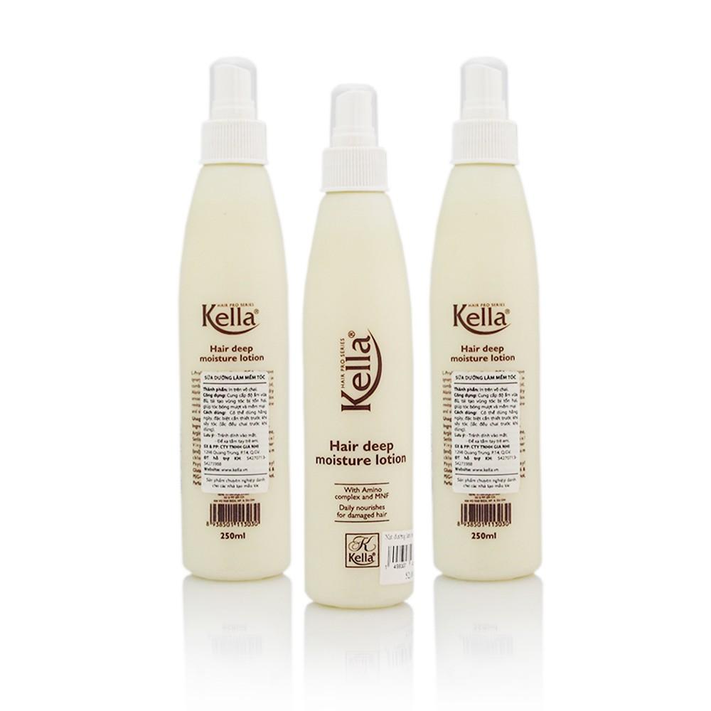 Xịt Dưỡng Kella Làm Mềm Tóc 250ml TRẮNG