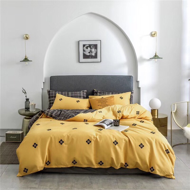 Bộ Chăn Ga Gối Lụa Tencel Cao Cấp ( Chăn Kèm Ruột )