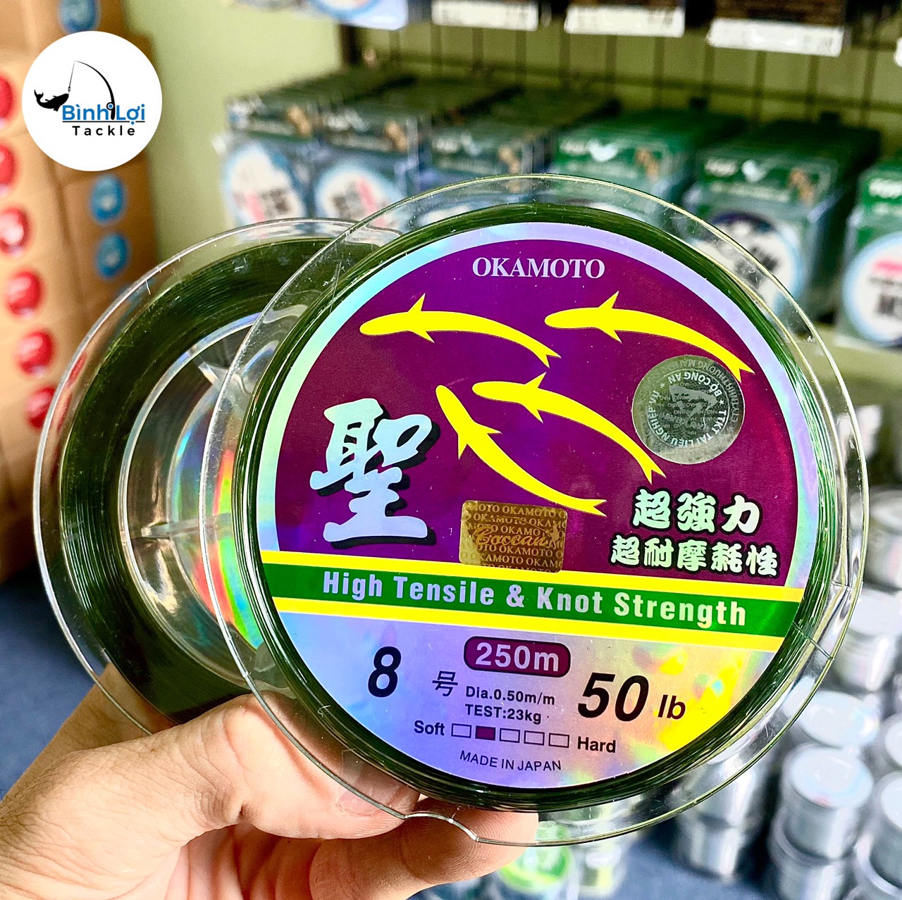 Cước câu cá nhật bản okamoto 250m siêu khỏe