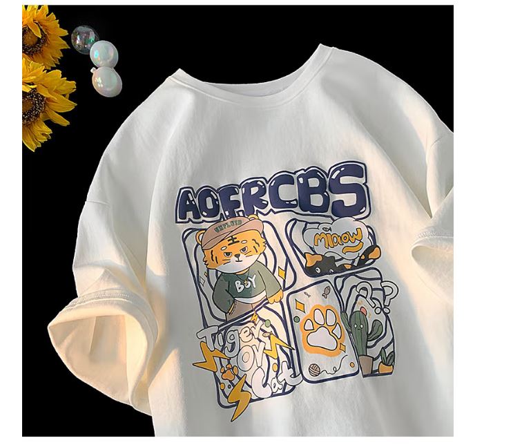 Áo thun unisex nam nữ Tiger Boy thời trang