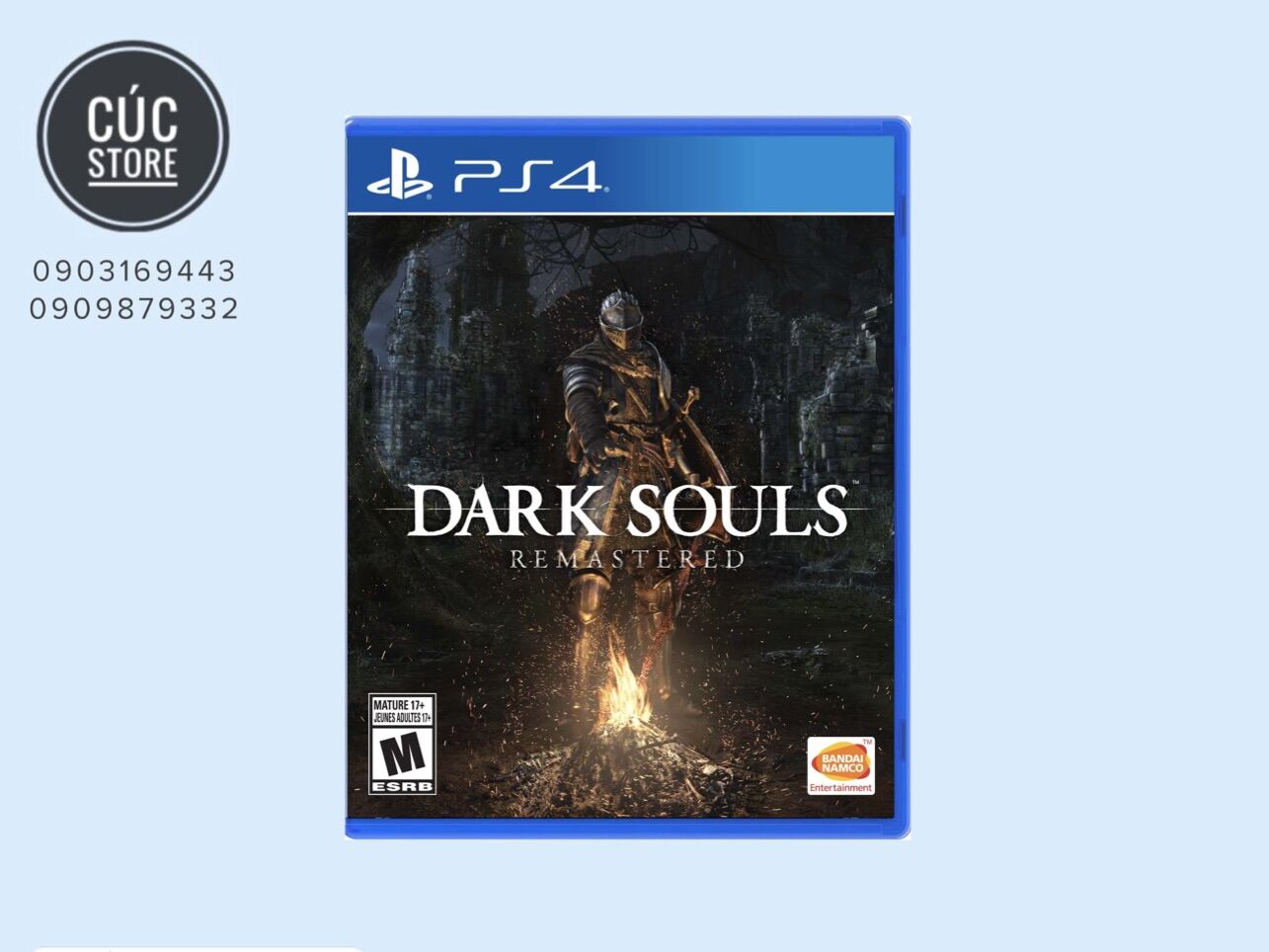 Đĩa chơi game PS4: Dark Souls Remastered