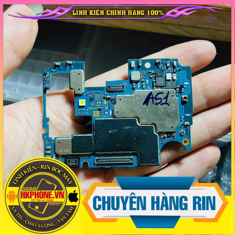 Main samsung a51 a515f bể socket / rin bóc máy / mainboard / bo mạch chủ samsung a515f a51 a515