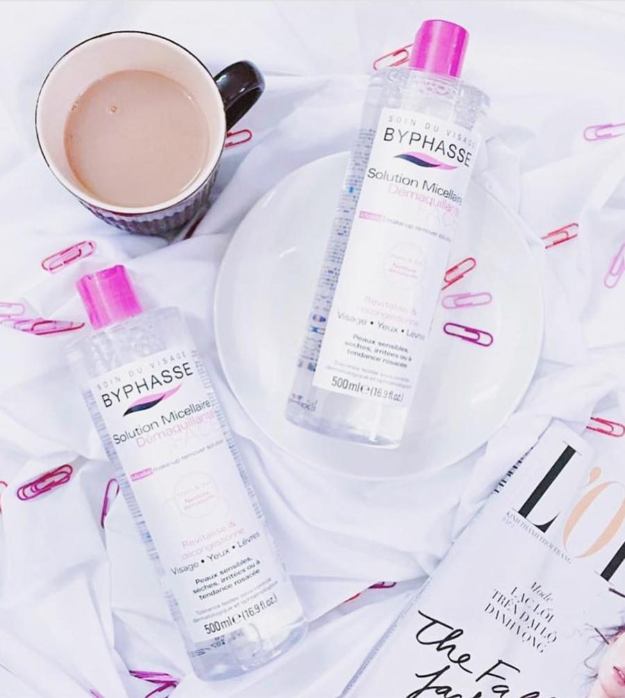 Nước tẩy trang Byphasse Micellar Make-up Remover Solution 500ml‎ - Nuoc tay trang Byphase 500ml