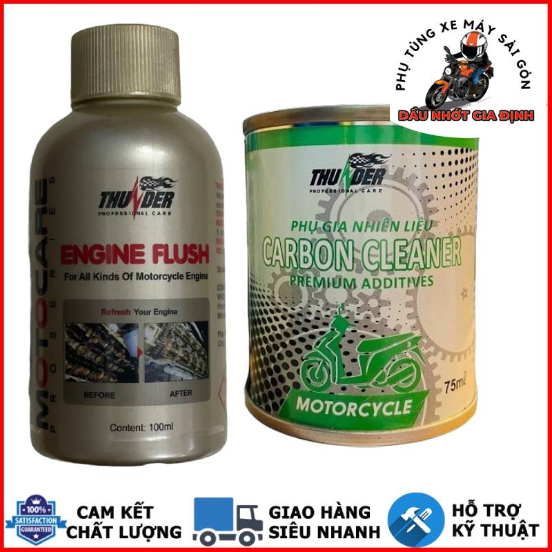 Combo súc động cơ vệ sinh buồng đốt Thunder