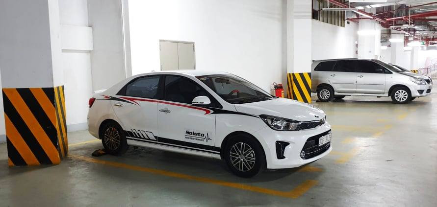Tem Dán Sườn Xe Soluto Đen Đỏ