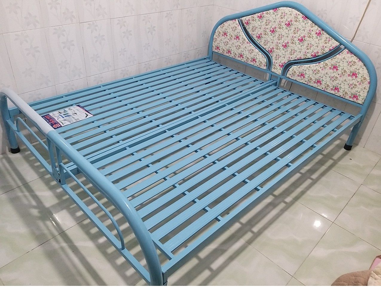 Giường sắt 80cm 1m 1m2 1m4 1m6 1m8 dài 2m giường ống tròn cao cấp, giao hàng toàn quốc