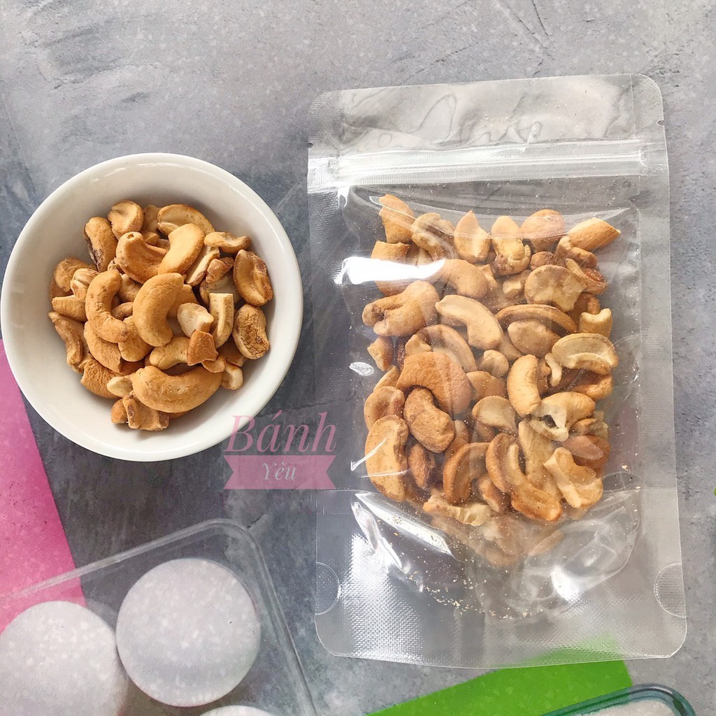 Hạt điều vỡ rang muối Chia-100g