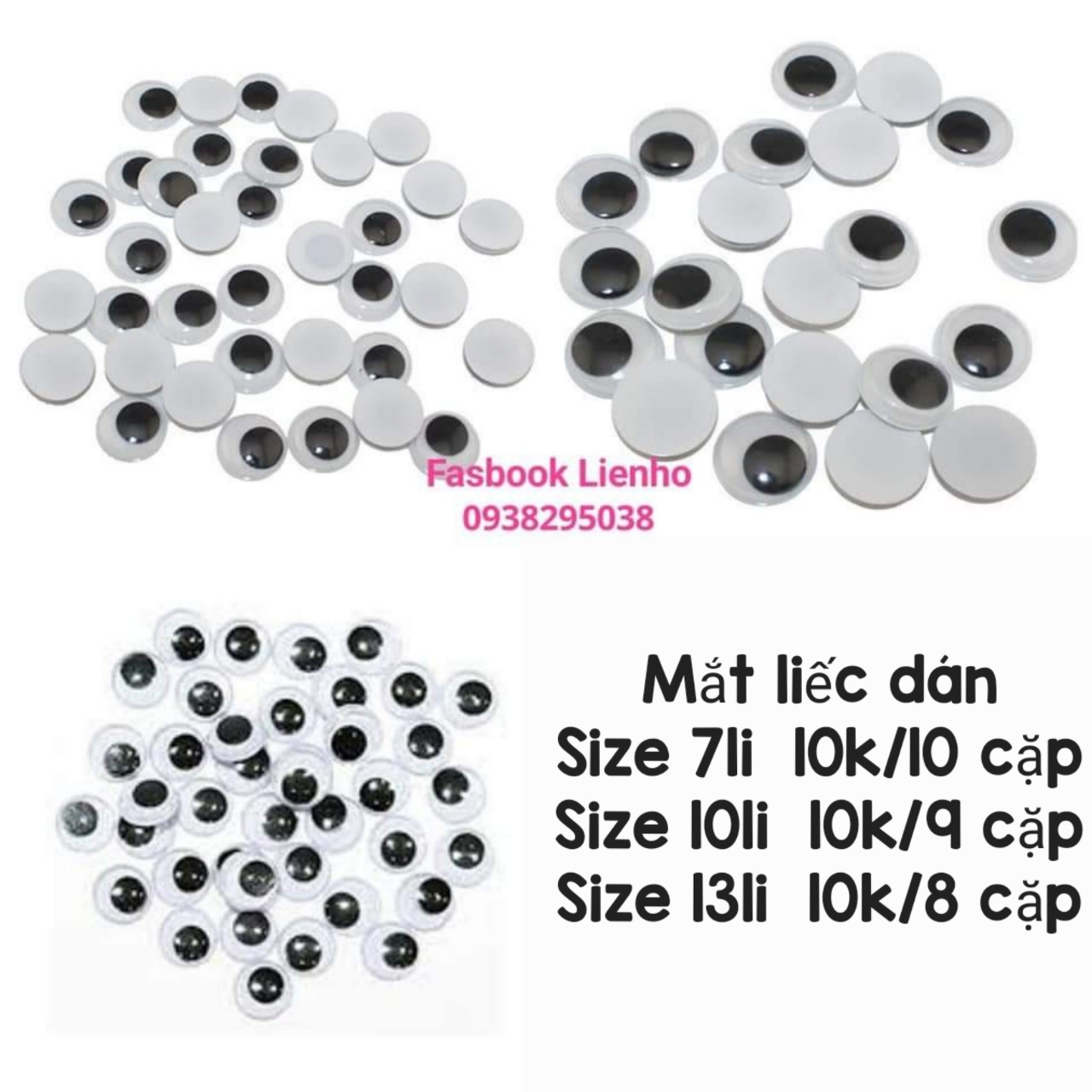 Mắt liếc đảo thú bông