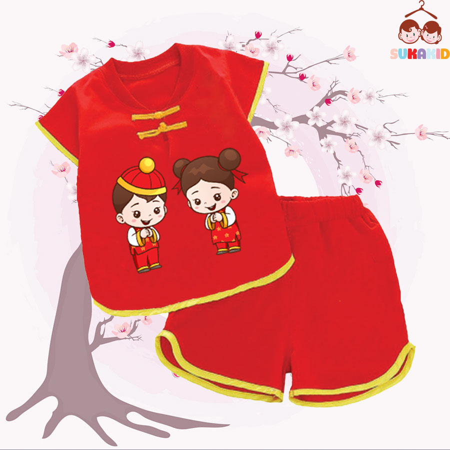 Bộ tết nút tàu cho bé từ 6kg-29kg.nt10.