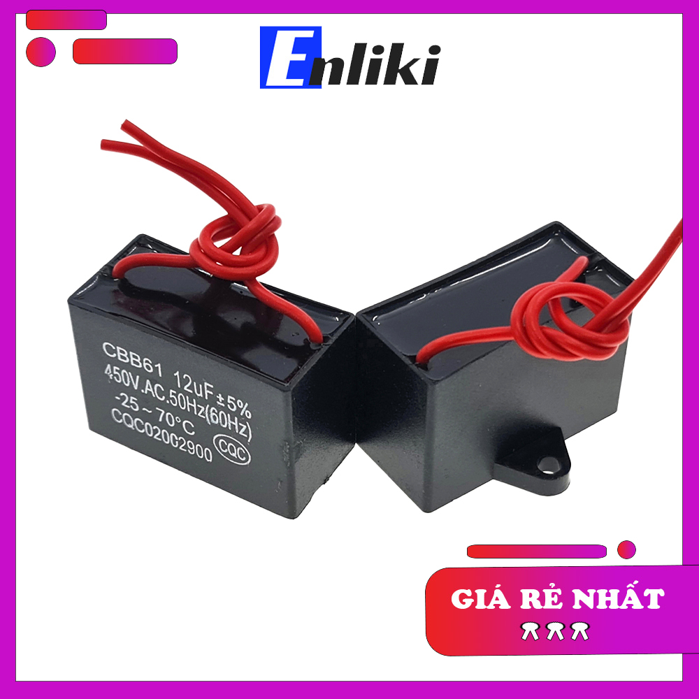12uF Tụ Quạt CBB 450VAC