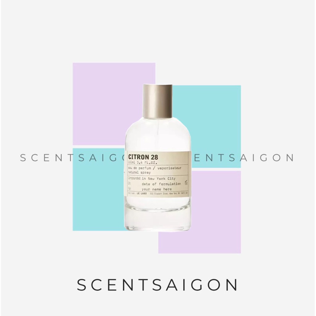 -𝑺𝒄𝒆𝒏𝒕𝒔𝒂𝒊𝒈𝒐𝒏- Nước hoa Le Labo Citron 28, Seoul 10ml