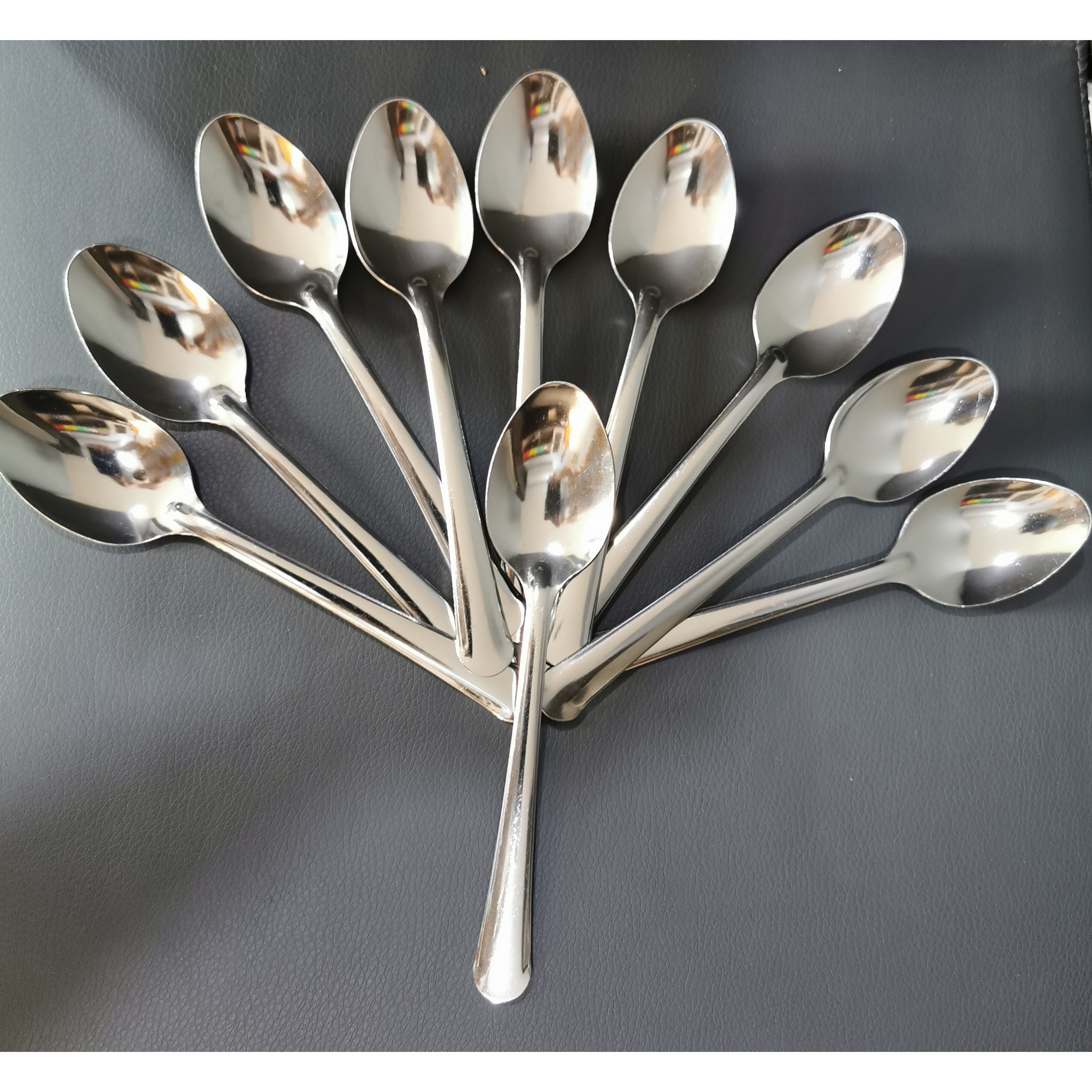 [SET KHUYẾN MÃI] SET 10 MUỖNG CƠM INOX 430 SIÊU DÀY