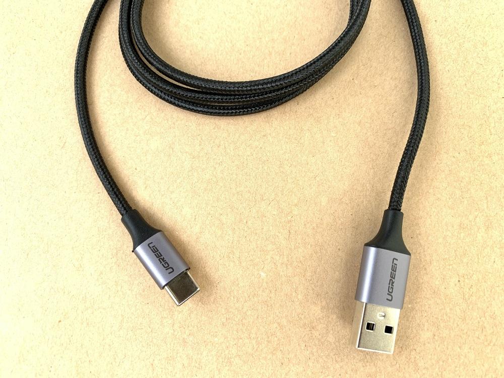 Dây cáp sạc điện thoại USB ra TypeeC - 1M - Ugreen 60126 - 60126