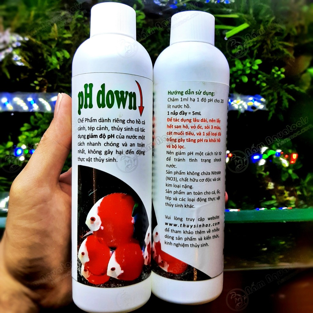 Dung Dịch pH Down | Dung Dịch Giảm Độ pH, ổn định Cho Hồ Cá Thủy Sinh
