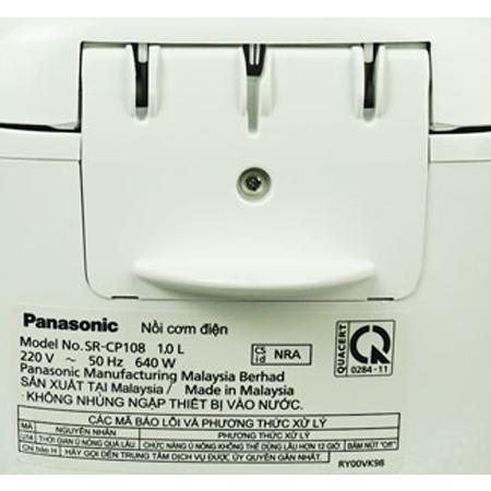 Nồi cơm điện tử Panasonic 1 lít SR-CP108NRAM