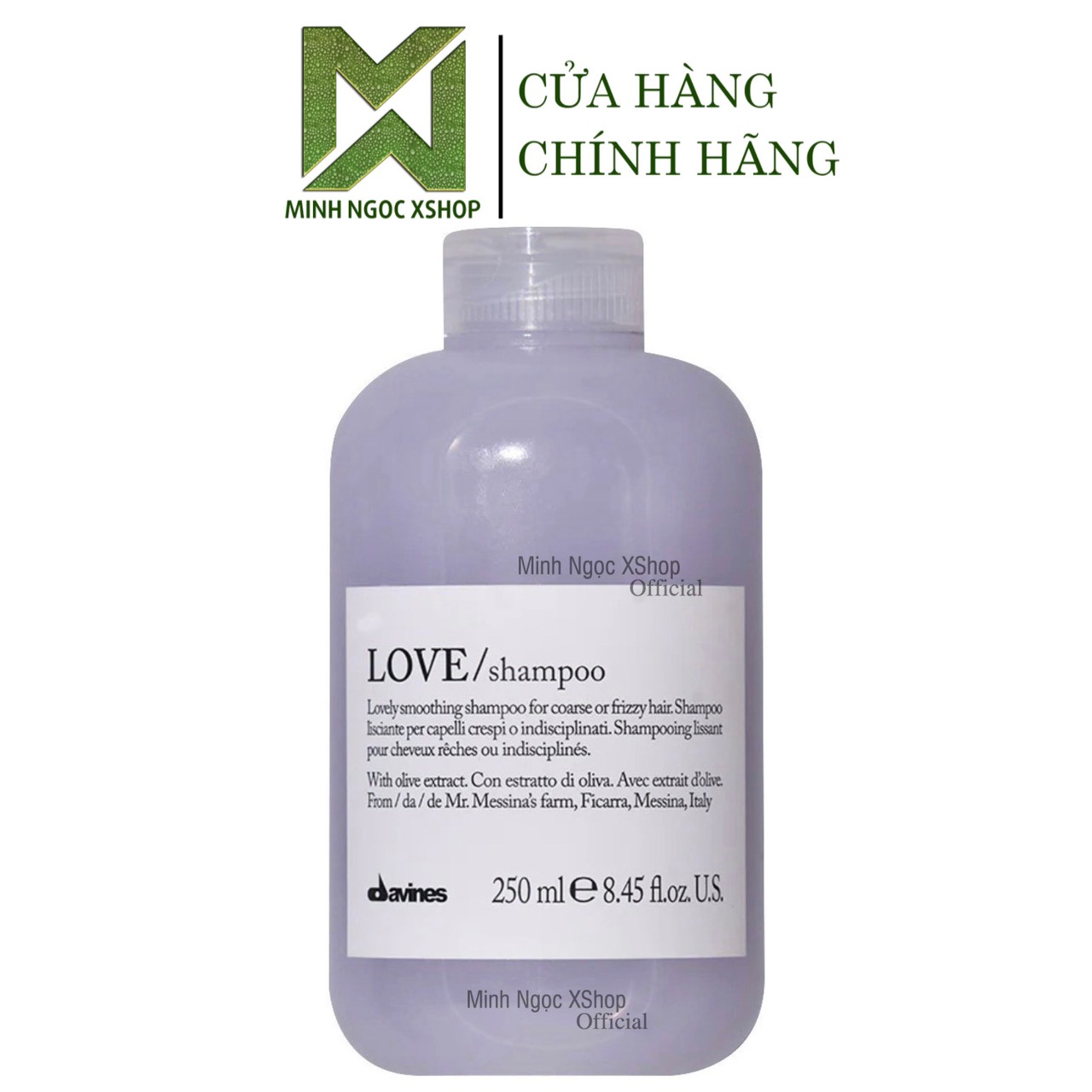 Dầu gội siêu mượt Davines Love Smoothing 250ML