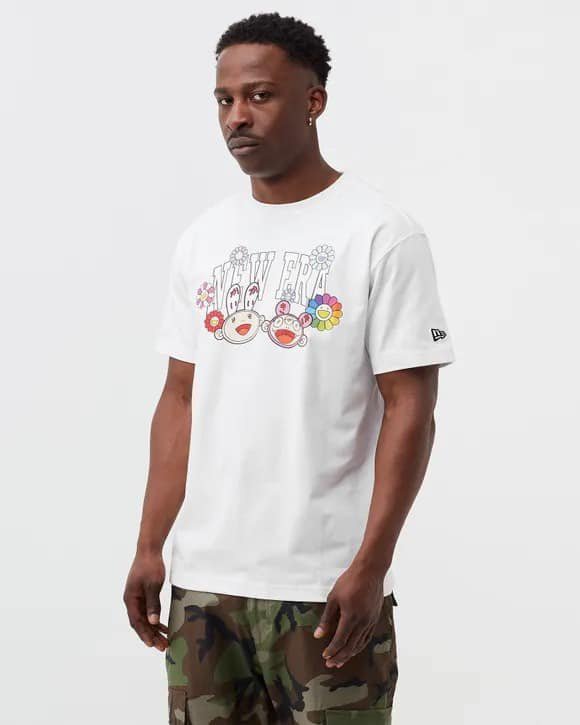 [CHÍNH HÃNG] ÁO NEW ERA x  TAKASHI MURAKAMI ĐEN/TRẮNG