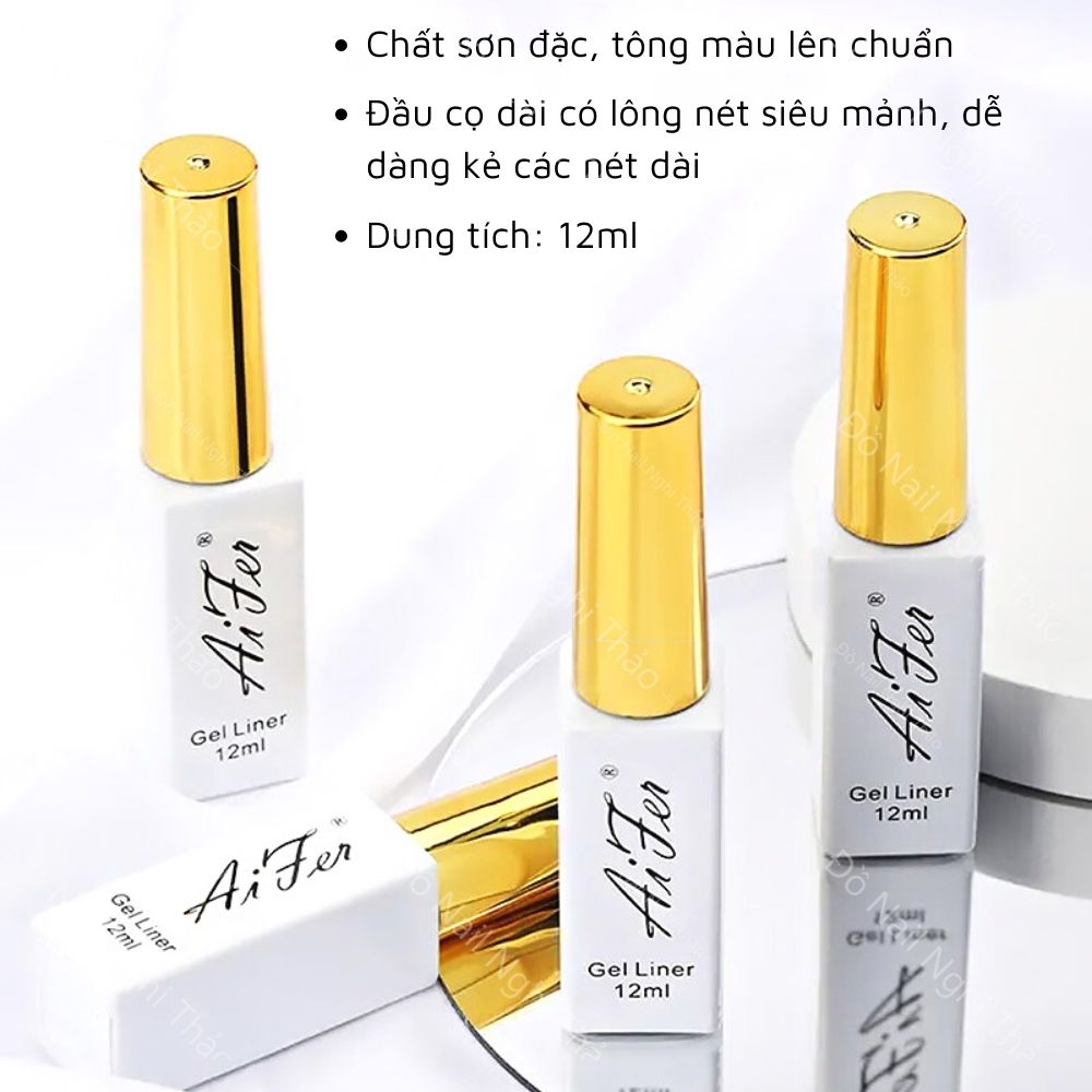 Sơn gel cọ nét nail , gel vẽ nét 12ml