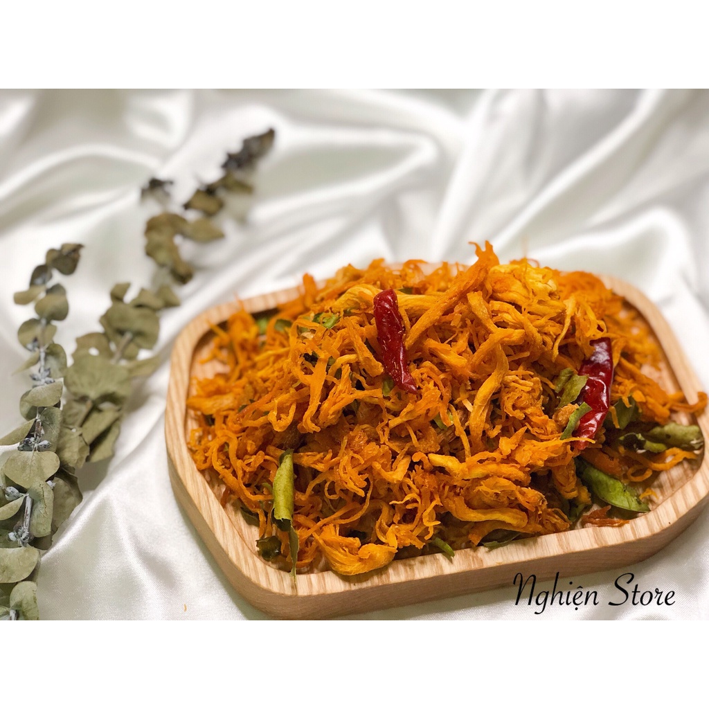 Khô gà lá chanh xé cay 500gr