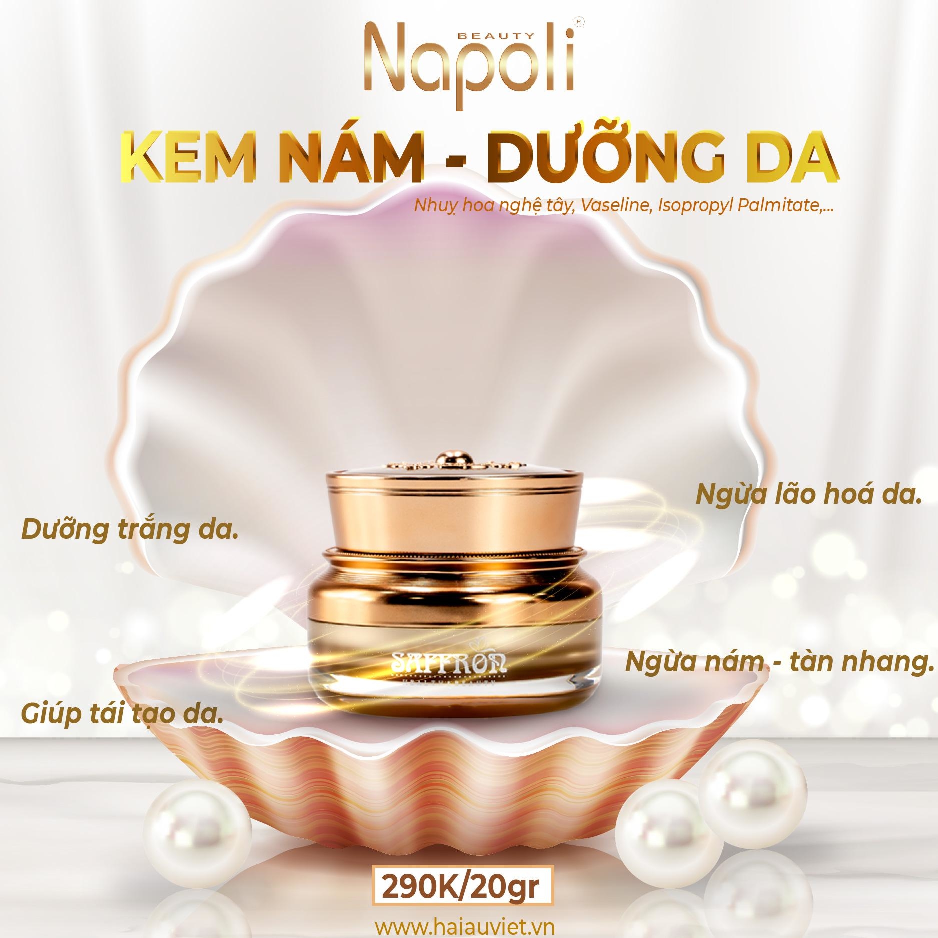 [ chính hãng 100% ] Combo NOÃN THỰC VẬT và KEM NÁM TRẮNG DA SAFFRON