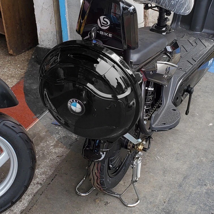 Thùng đồ, cốp đồ gắn đuôi xe đạp điện, xe máy điện