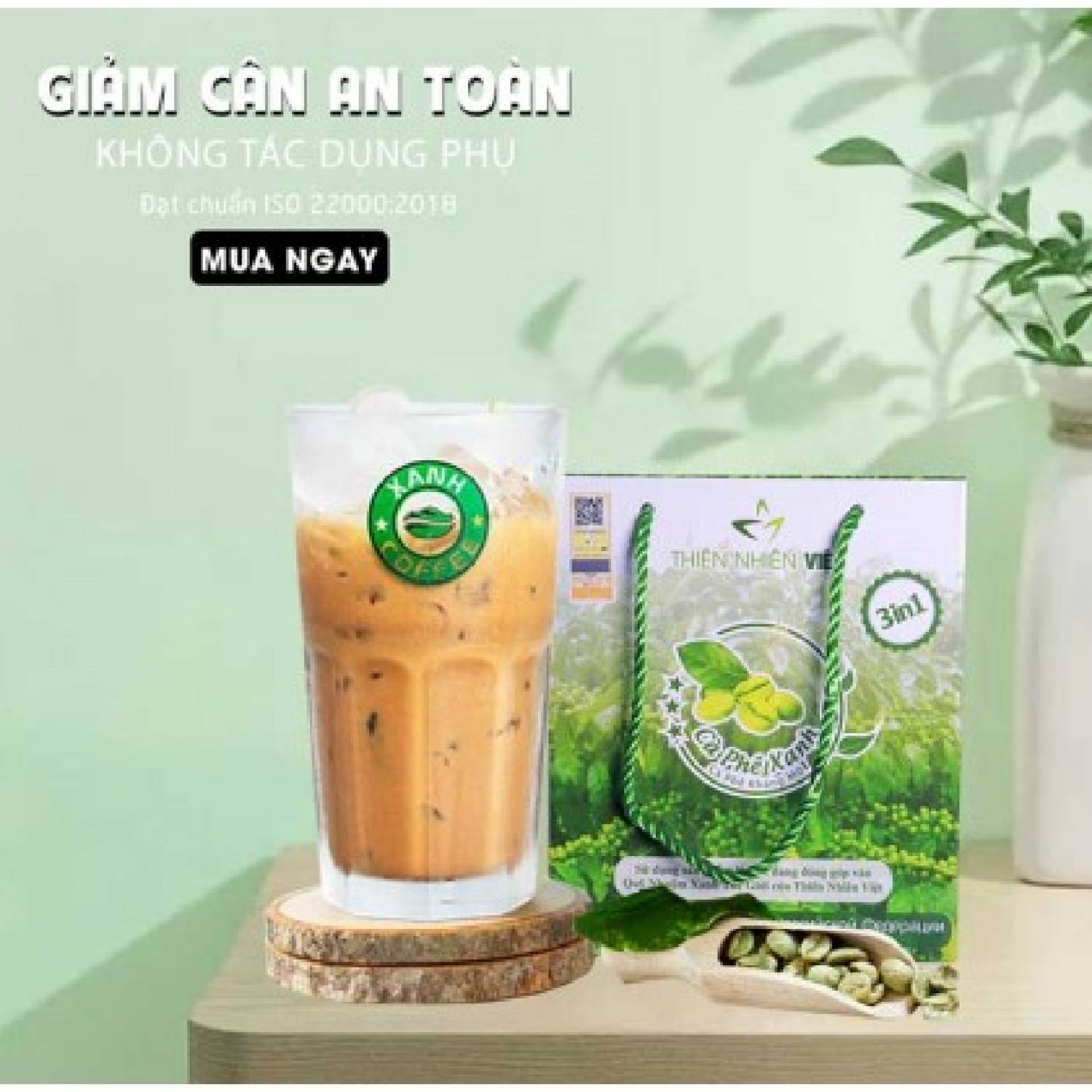 [HCM]CÀ PHÊ XANH GIẢM CÂN