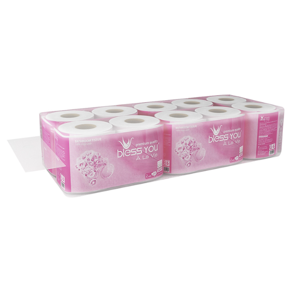 [Siêu thị WinMart] - Giấy vệ sinh 2 lớp Bless You À La Vie (lốc 10 cuộn)