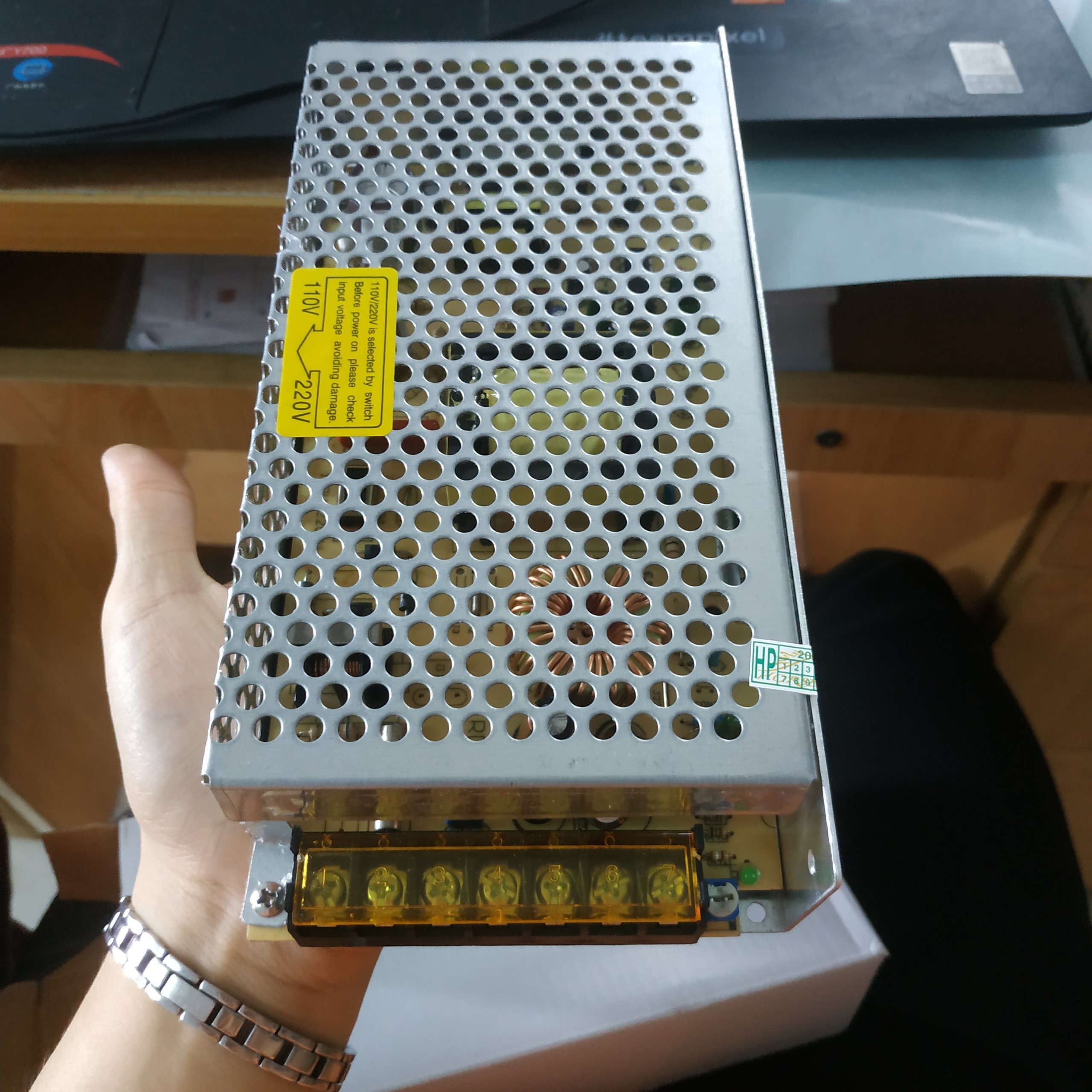 [BẢO HÀNH 6 THÁNG] Nguồn tổ ong 12V 10A. nguồn bơm mini đôi